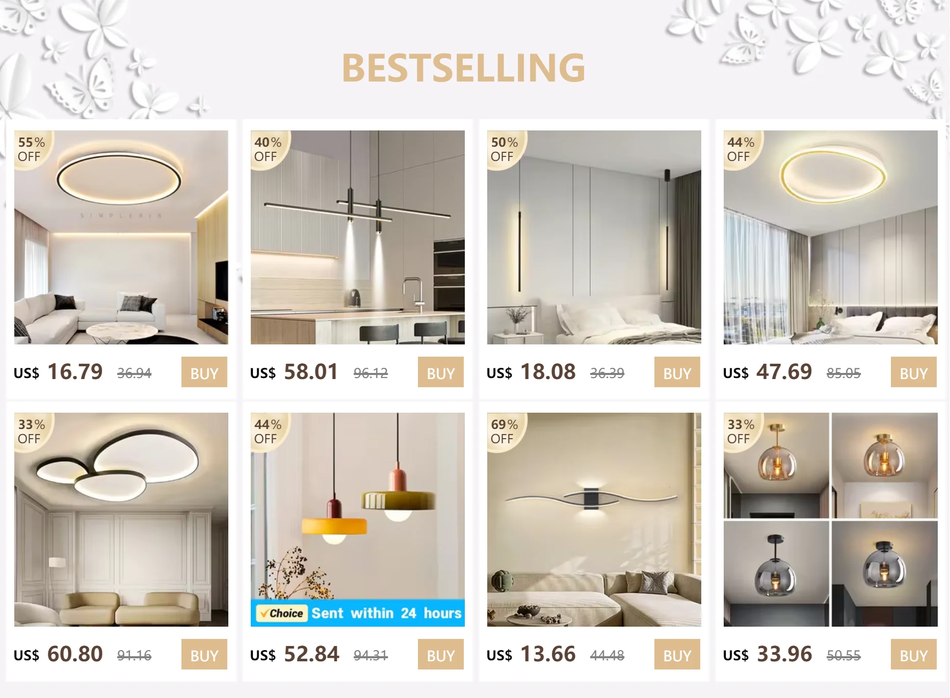Modern LED Butterfly Wall Light For Bedroom Children's Room Bedside Wall Lamp Creative Personality Wall Decor Butterfly Sconce