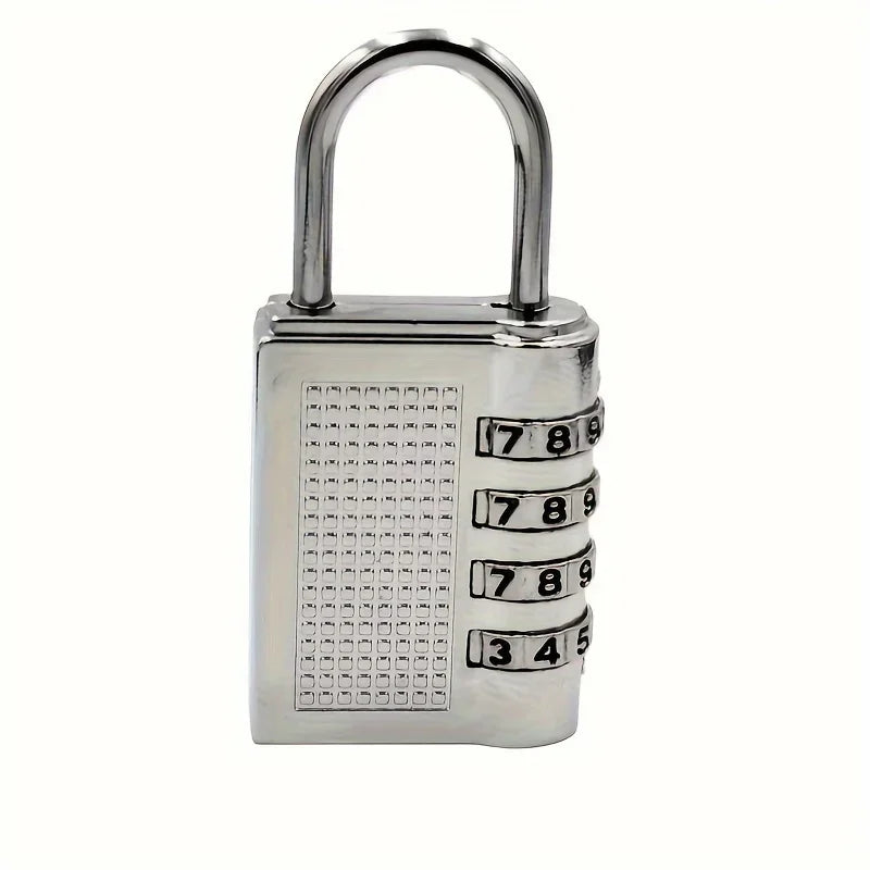 1/2PCS 4 Digit Combination Padlock Zinc Alloy Suitcase Luggage Lock for Travel Bags Backpacks Storage Metal Code Lock