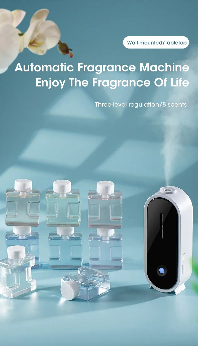 Ultrasonic Essential Oil Diffuser, Portable Aromatherapy Machine with 50ml Water Tank, Humidifier for Home Bedroom Office