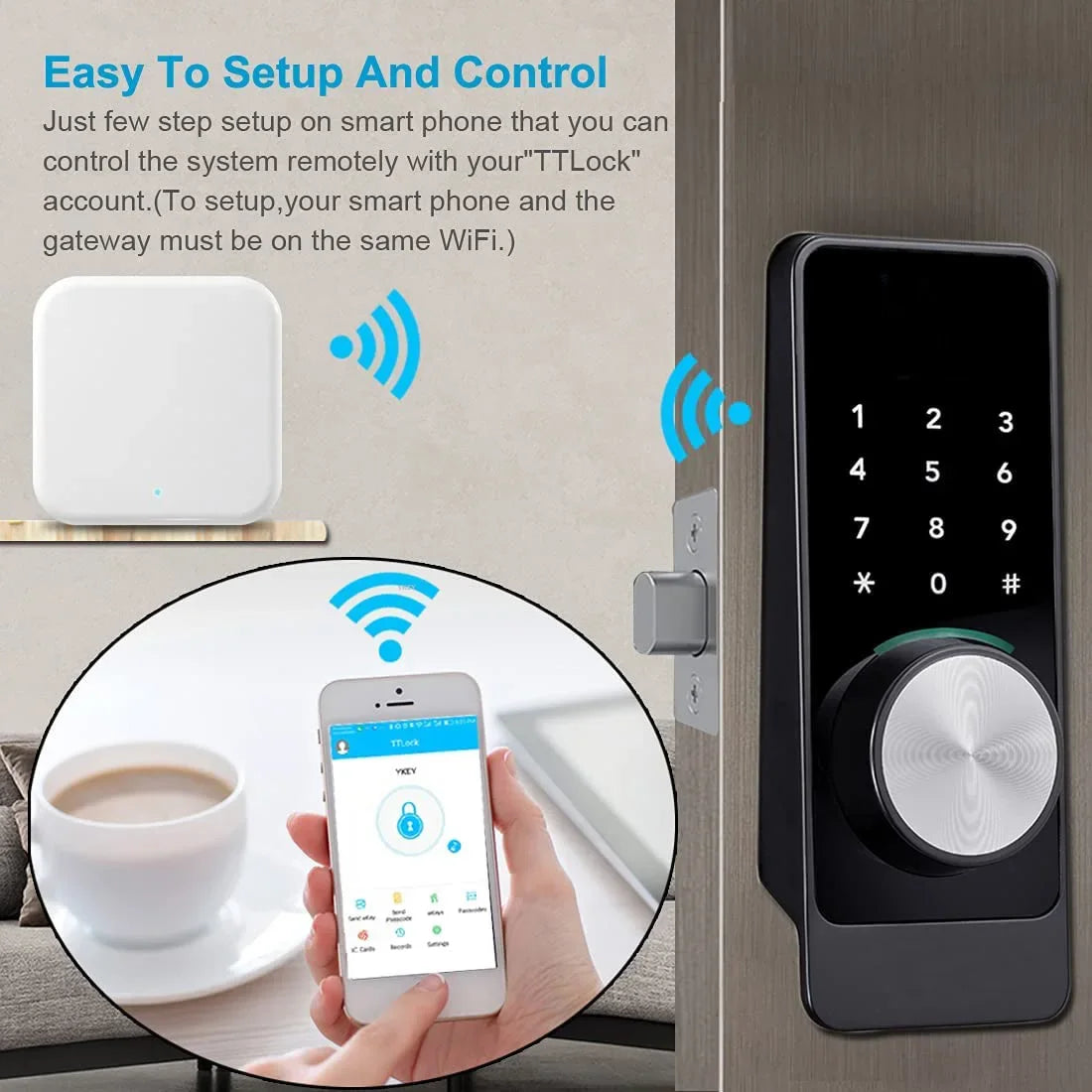 TTLOCK Gateway G2 G3 G3P G4 Bluetooth To Wifi Gateway Hub WIFI/RJ45/POE/4G TLE for Smart Home Door Lock Ttlock App Phone Control
