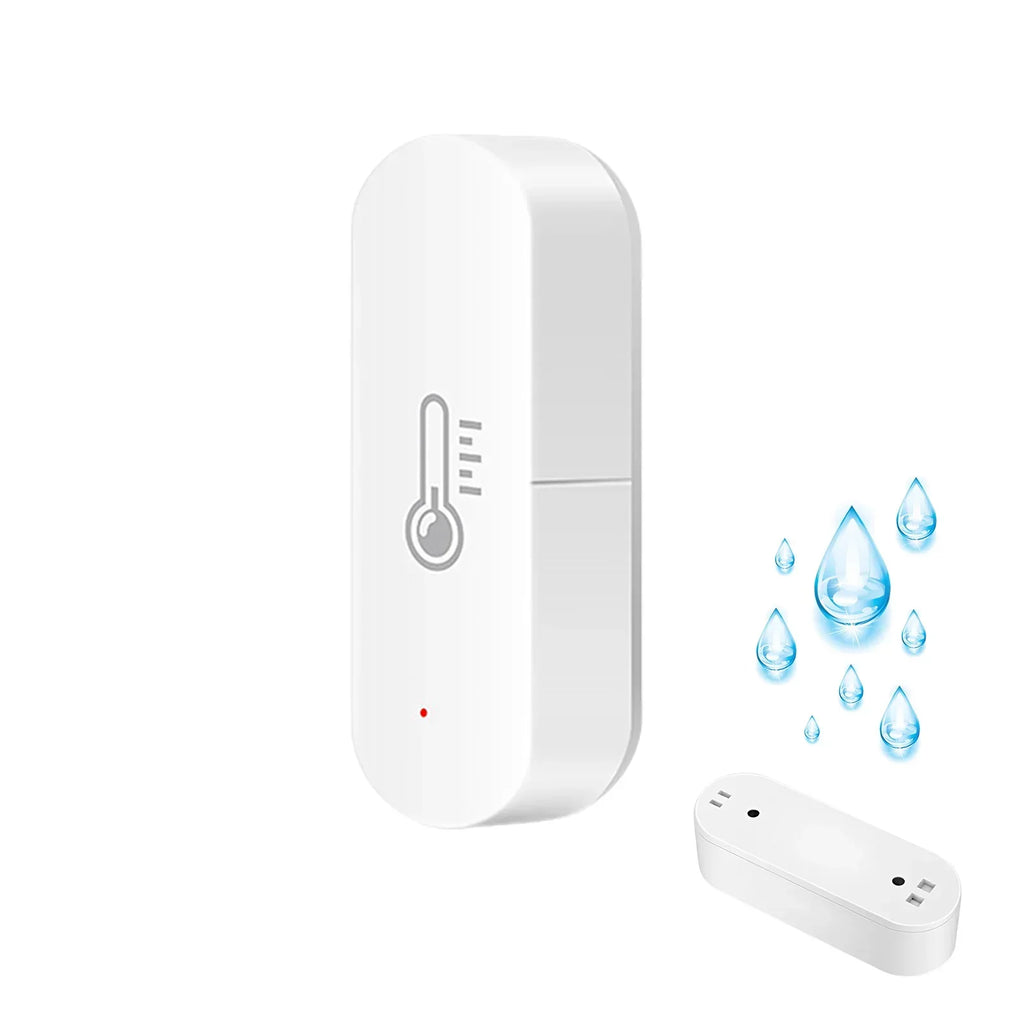 Zigbee 3.0 Temperature Humidity Sensor Thermometer Hygrometer APP Remote Alarm Via Zigbee2mqtt Alexa Google Assistant