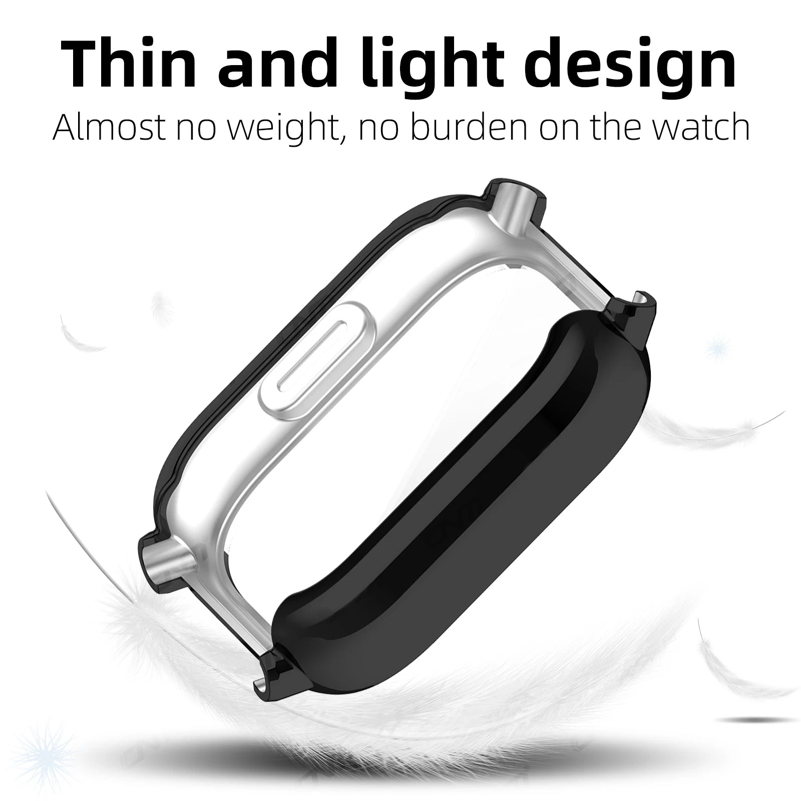 Soft TPU Protective Bumper Cover For Redmi Watch 5 Screen Protector Accessories For Redmi Watch 5 Lite/Active Anti-scratch Case