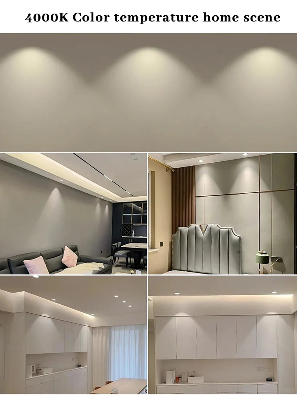 5/8/10/12pcs Dimmable GU10 Led Spotlight 220V Warm light 3000K 4000K 6000K Dimming Bulb Replace 50W halogen lamp home derection