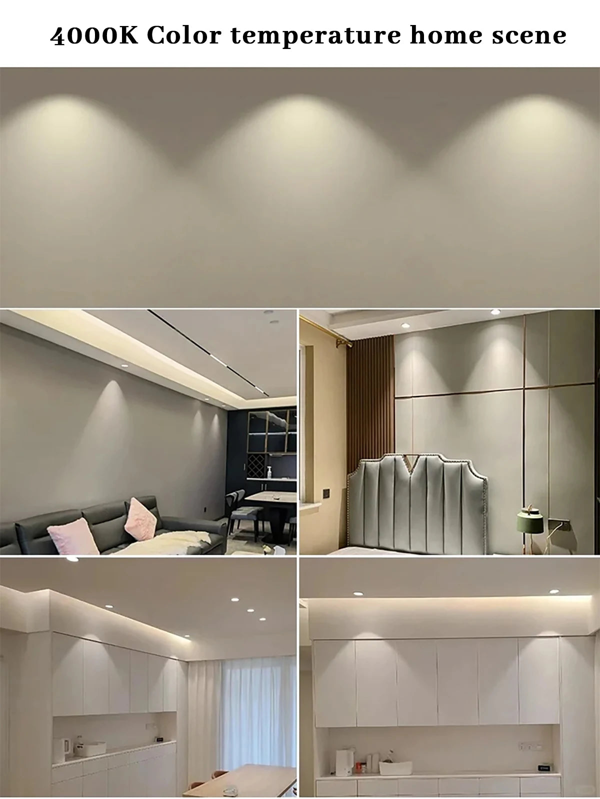 5/8/10/12pcs Dimmable GU10 Led Spotlight 220V Warm light 3000K 4000K 6000K Dimming Bulb Replace 50W halogen lamp home derection