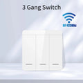 Wifi RF 433MHz Smart Switch Tuya Smart Life Alexa Google Alice Voice Control Remote Wireless Wall Panel Module for Led Lighting