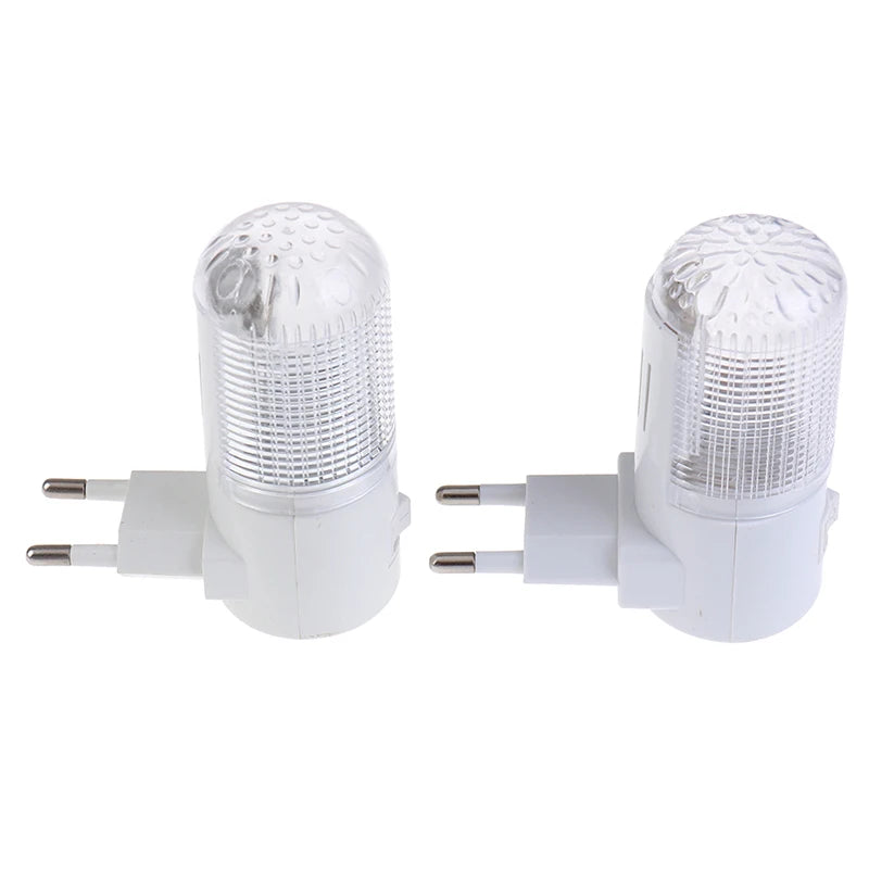 2 Pcs 3W 4 LEDs Night Light EU Plug Emergency Light Wall Lamp Home Bedroom Lighting