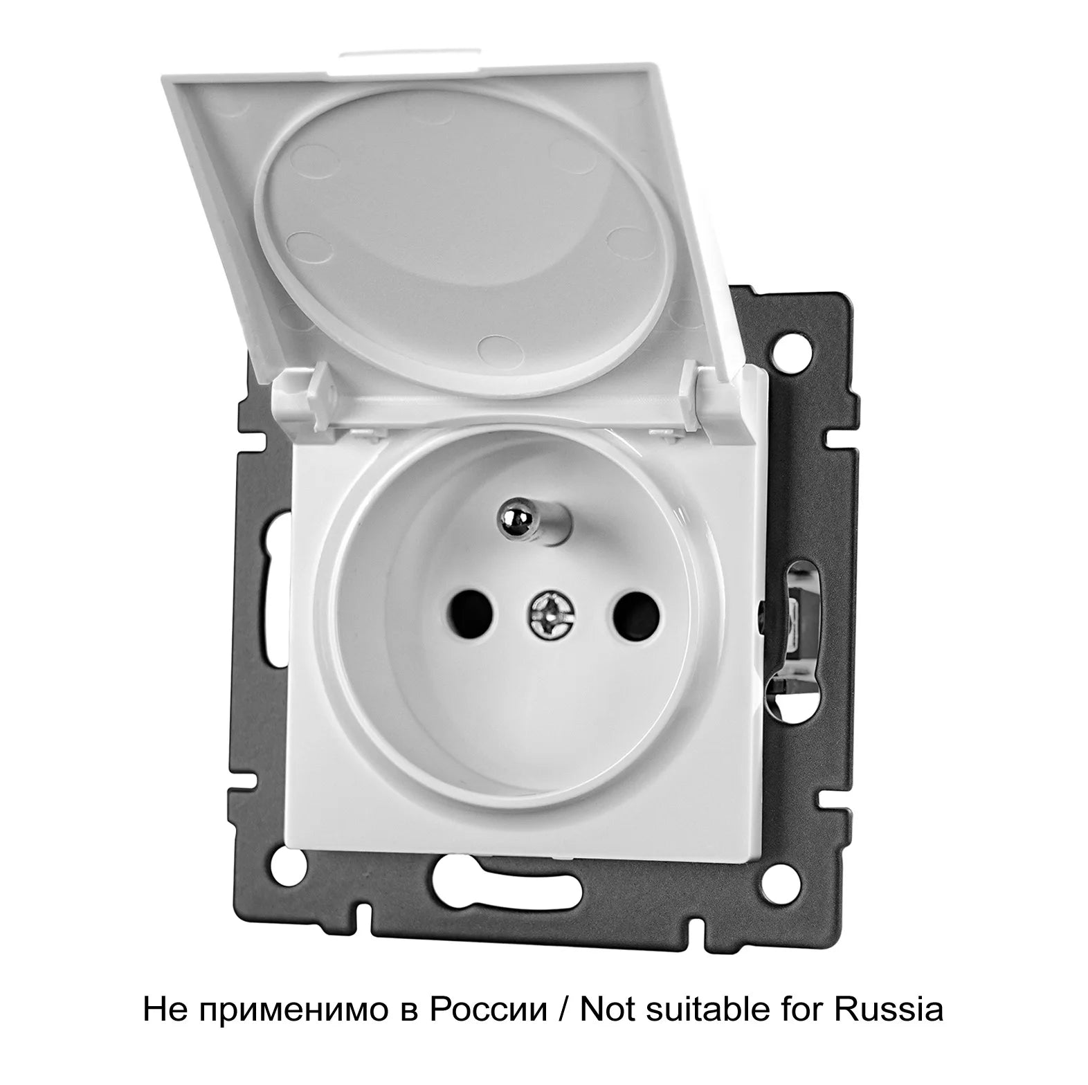 TUV Certified EU Standard Single Wall Socket with Double Power Plug USB Type-C Crystal Glass Panel 1Way Wall Switch 10A/16A 250V