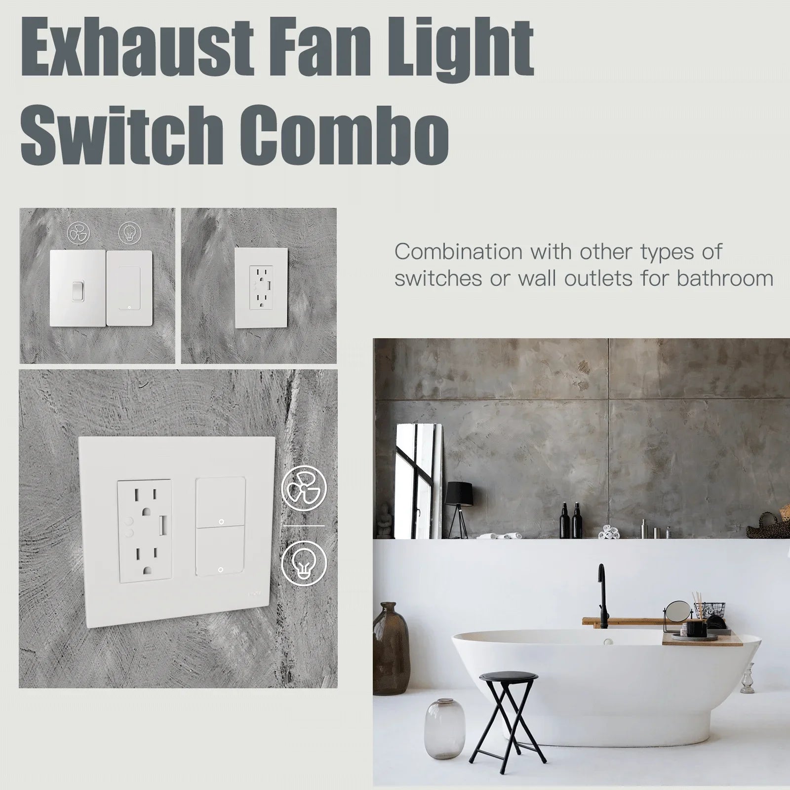 MOES Tuya ZigBee Smart Light Switch US Push Button Wall Switch Work With Alexa Google Home Neutral Wire/No Neutral Wire Required