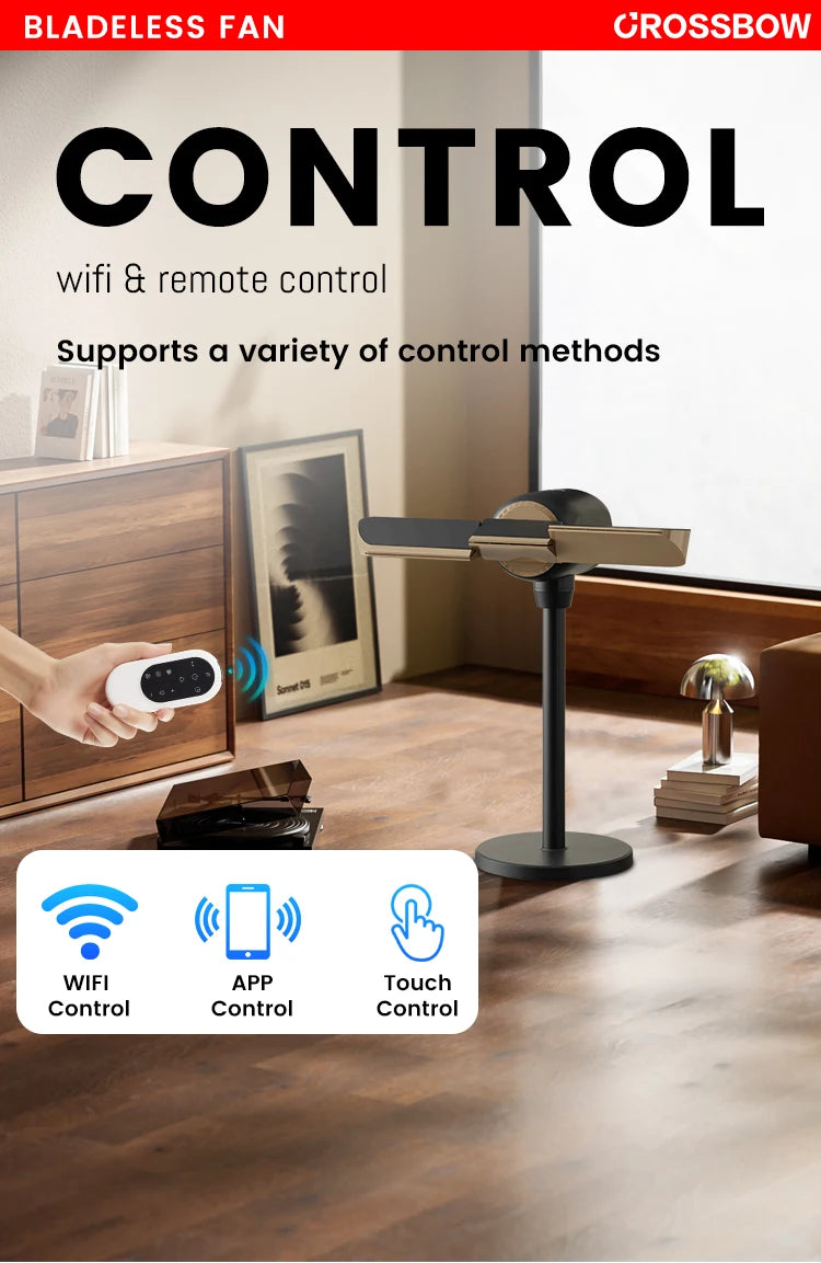 Ventilateur Climatiseur Smart Cool Air Circulation Tower Fan Bladeless Cooling Fan for Room