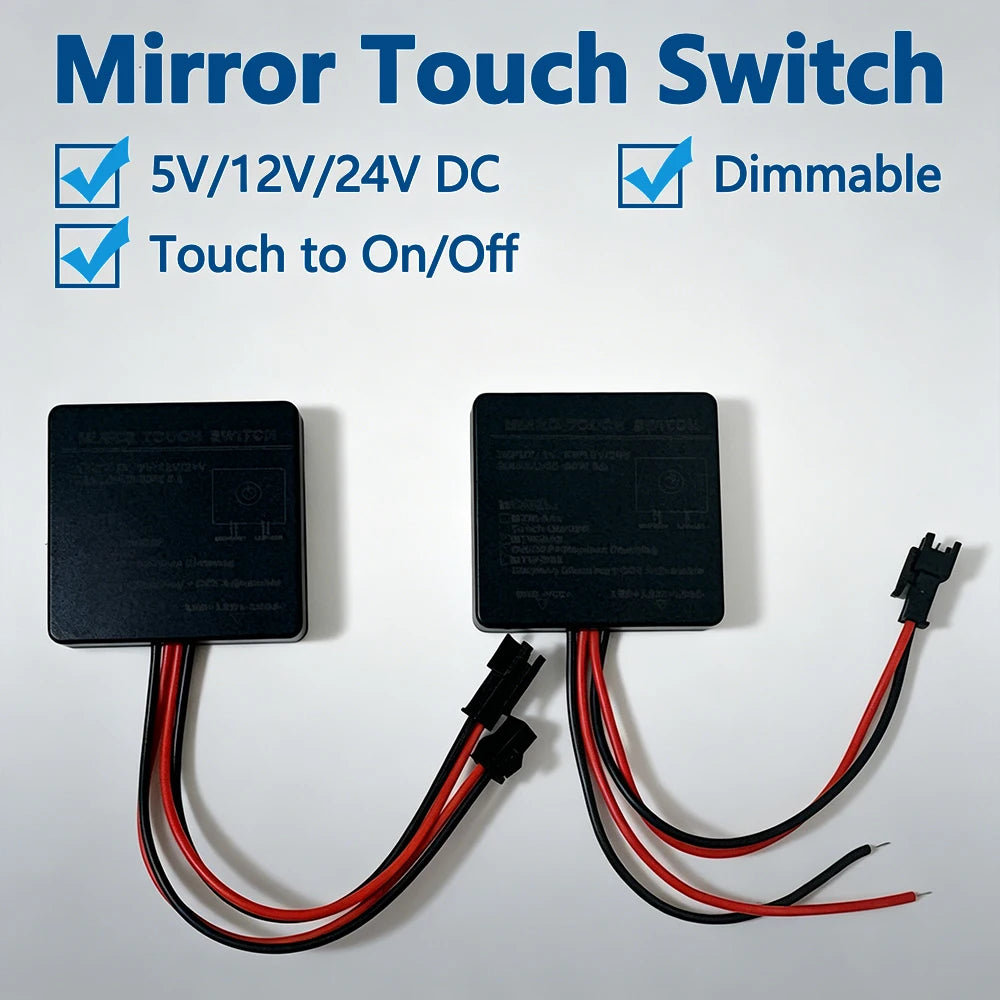 Customizable Bathroom Mirror Smart Home Switch Touch Sensor Mirror Lamp Isolated Touch Switch Module for Led Light Mirror Headli