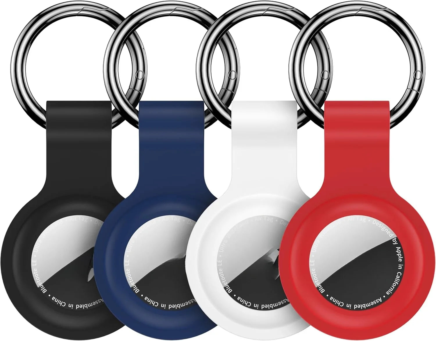 8/4/2Pack Silicone itag Case for Airtags with Keychain, Protective Cover for Airtag Key , Pet Dog Cat Collar , Accessories