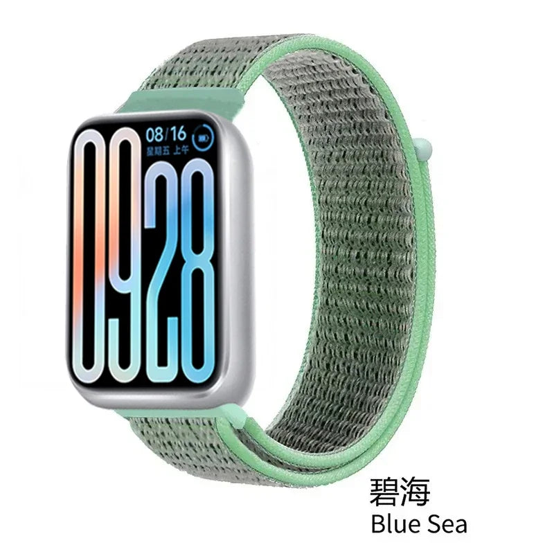 Nylon Strap for Xiaomi Mi Band 8 Pro/9 Pro/10 Pro Bracelet Smart Watch Replacement comfortable Wristband for Redmi Watch 4 5 6