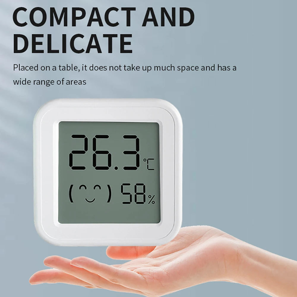 Z2M ZHA Zigbee 3.0 Temperature Humidity Sensor LCD Digital Display Remote Monitor Control Works With Home Assistant EWeLink APP