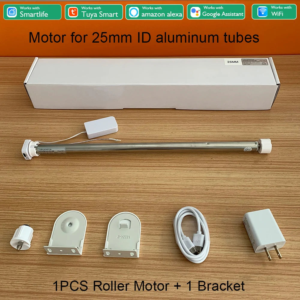 DC5V Wired Tuya Wifi Shutter Motor Blind Electric Smart Curtains For Roller Curtain Suitable For 20 25 28mm Blind Tube Alexa