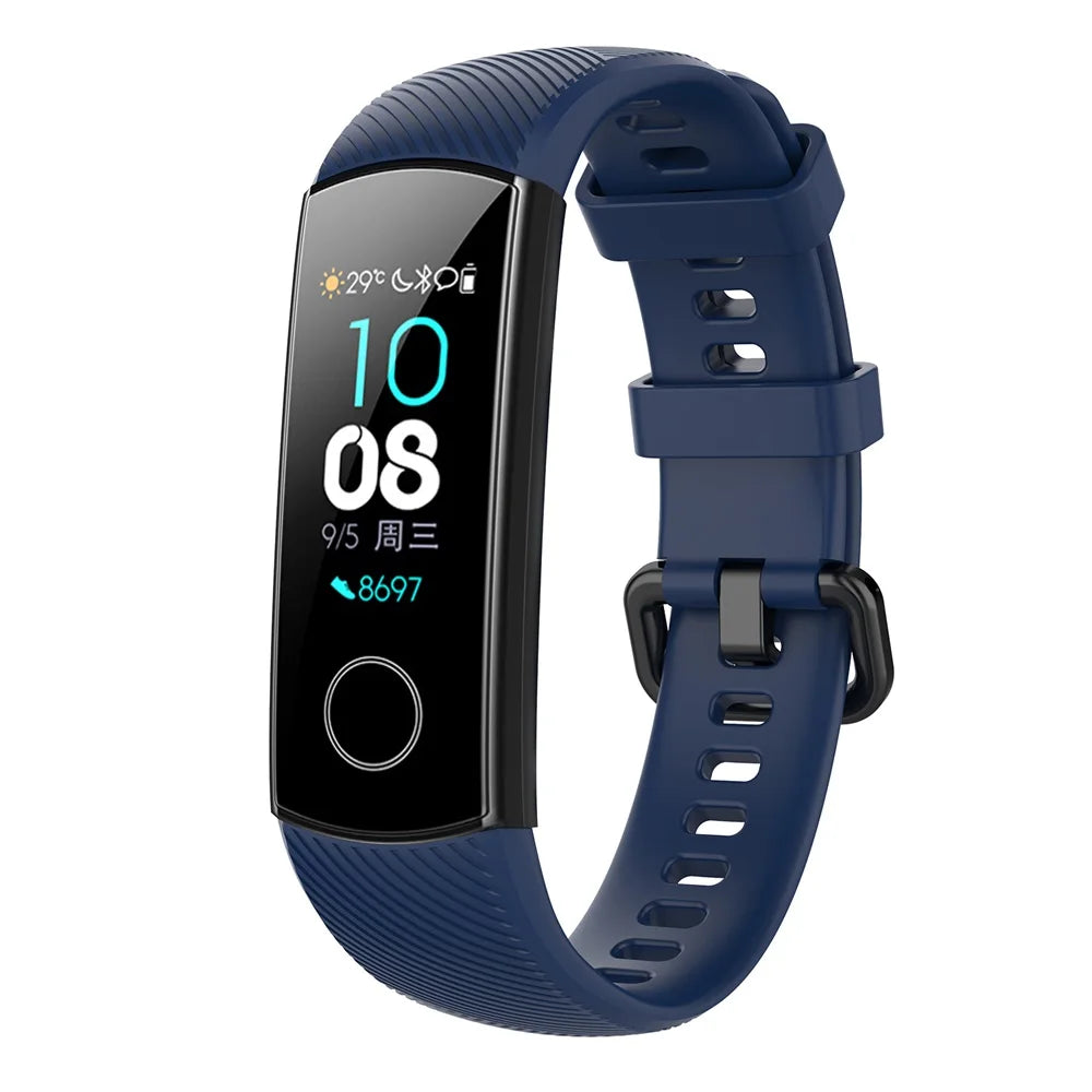 Silicone Wrist Strap For Honor Band 4 5 Smart Accessories Replacement Wristbands Strap For Honor Band 5 Bracelet