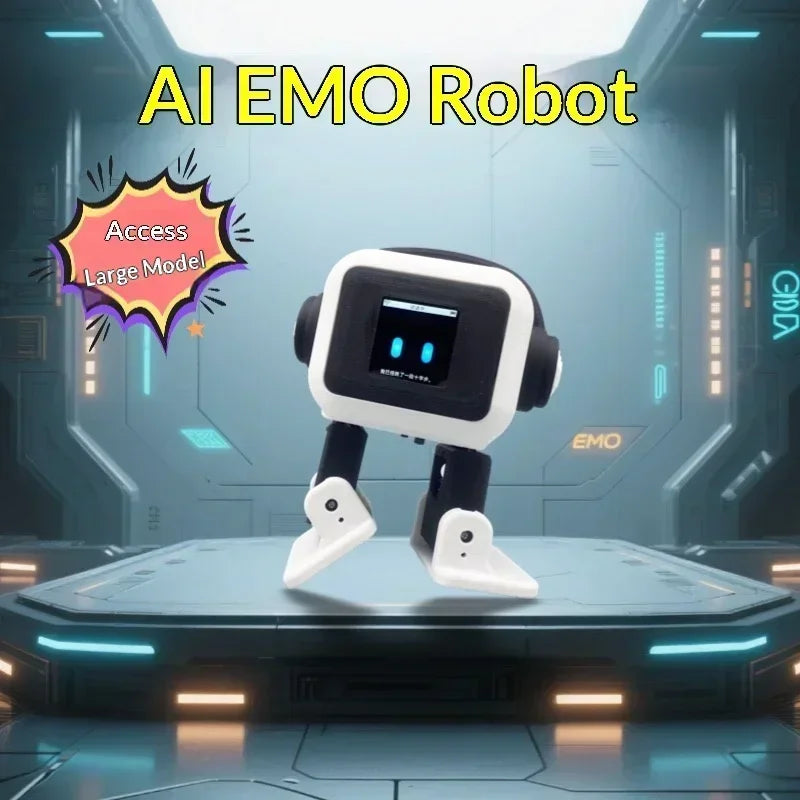 Robot Ollie, Smart Companion Robot with Emotional Perception, Touch Interactive AI Robot with Mood Feedback for Home