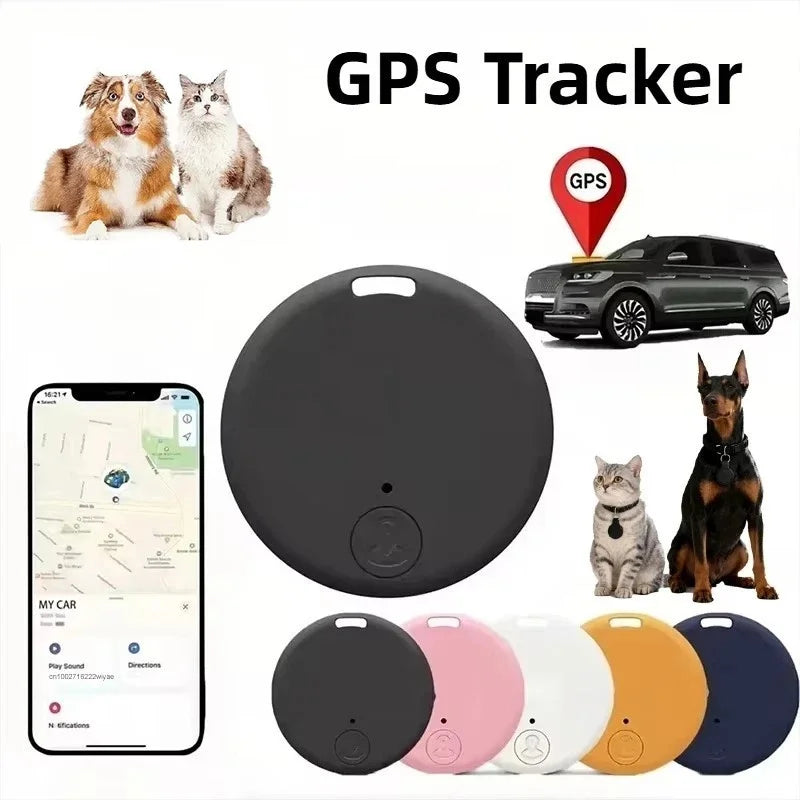 5pcs Mini GPS Locator Anti-Lost Alarm Wallet Keychain Smart Tag Bluetooth Tracer Keychain Luggage Tracker Key Finder Accessories
