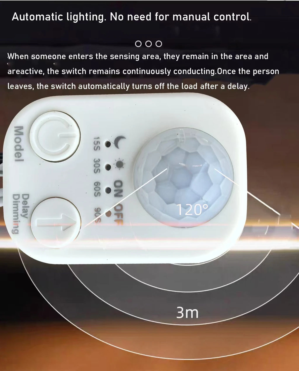 Body Infrared PIR Motion Sensor Switch Human Motion Sensor Detector Switch For LED Light Strip