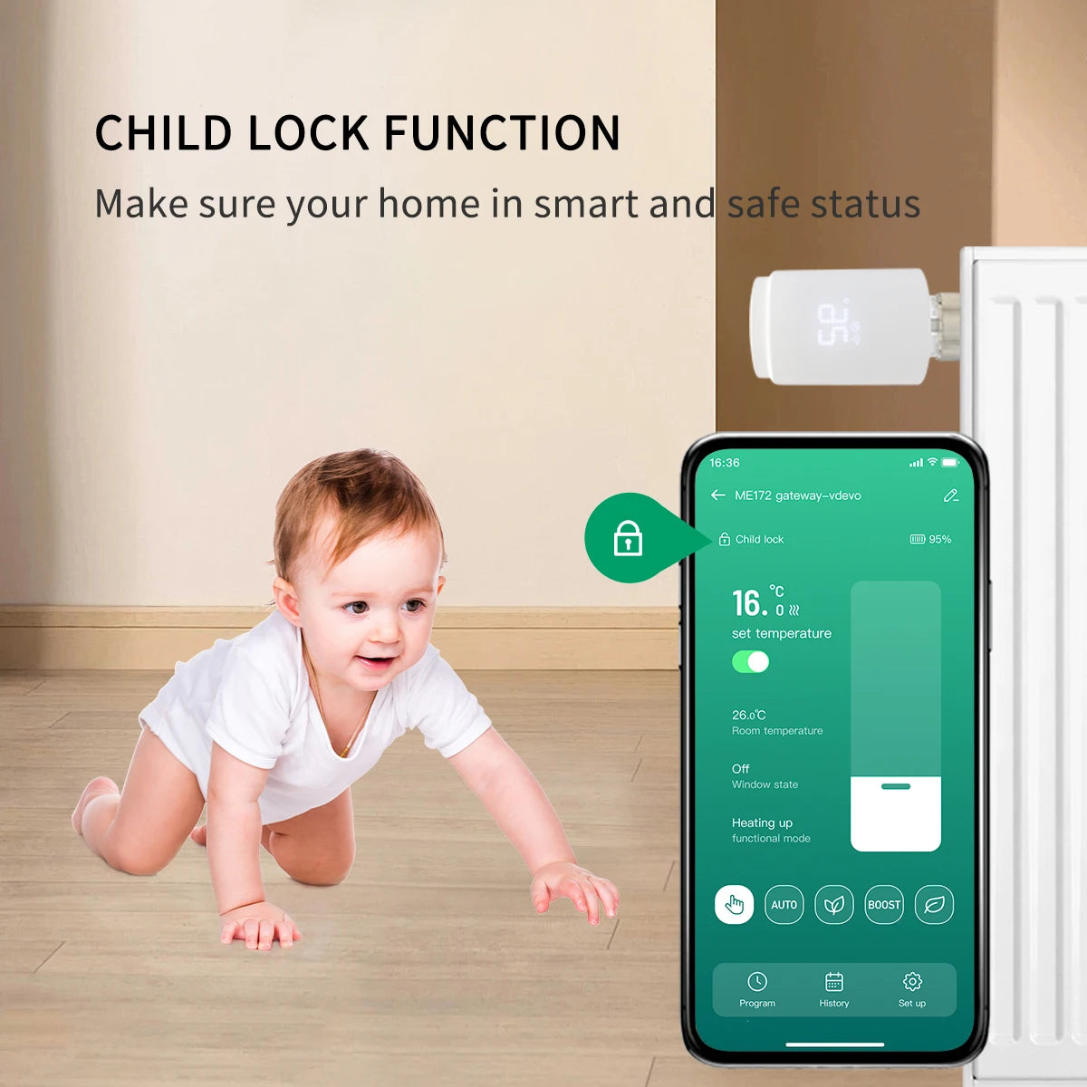 Tuya Smart Home Zigbee 3.0 Thermostatic Valve Radiator Zigbee Thermostat Radiator Zigbee Thermostatic Valve Alexa Google Home