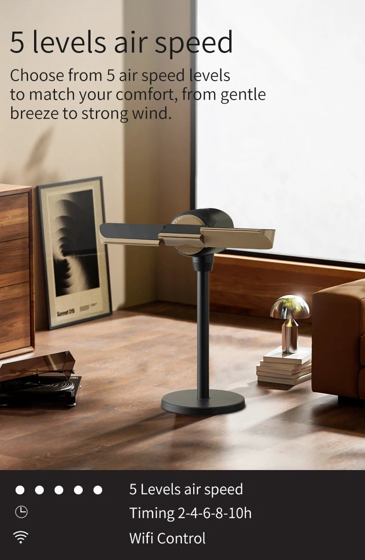 Ventilateur Climatiseur Smart Cool Air Circulation Tower Fan Bladeless Cooling Fan for Room