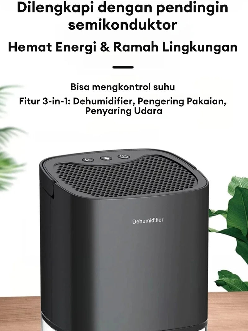 Smart Air Purifier Dehumidifier Home Mini Mute Dehumidification Dryer For Home Room Office Kitchen Deodorizer Dryer EU/US Plug