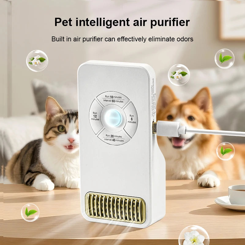 1PC, Smart Home Air Purifier, Built-in Sensor, Automatically Stops Working, Runs Without Maintenance, USB Plug-In Use, High Powe