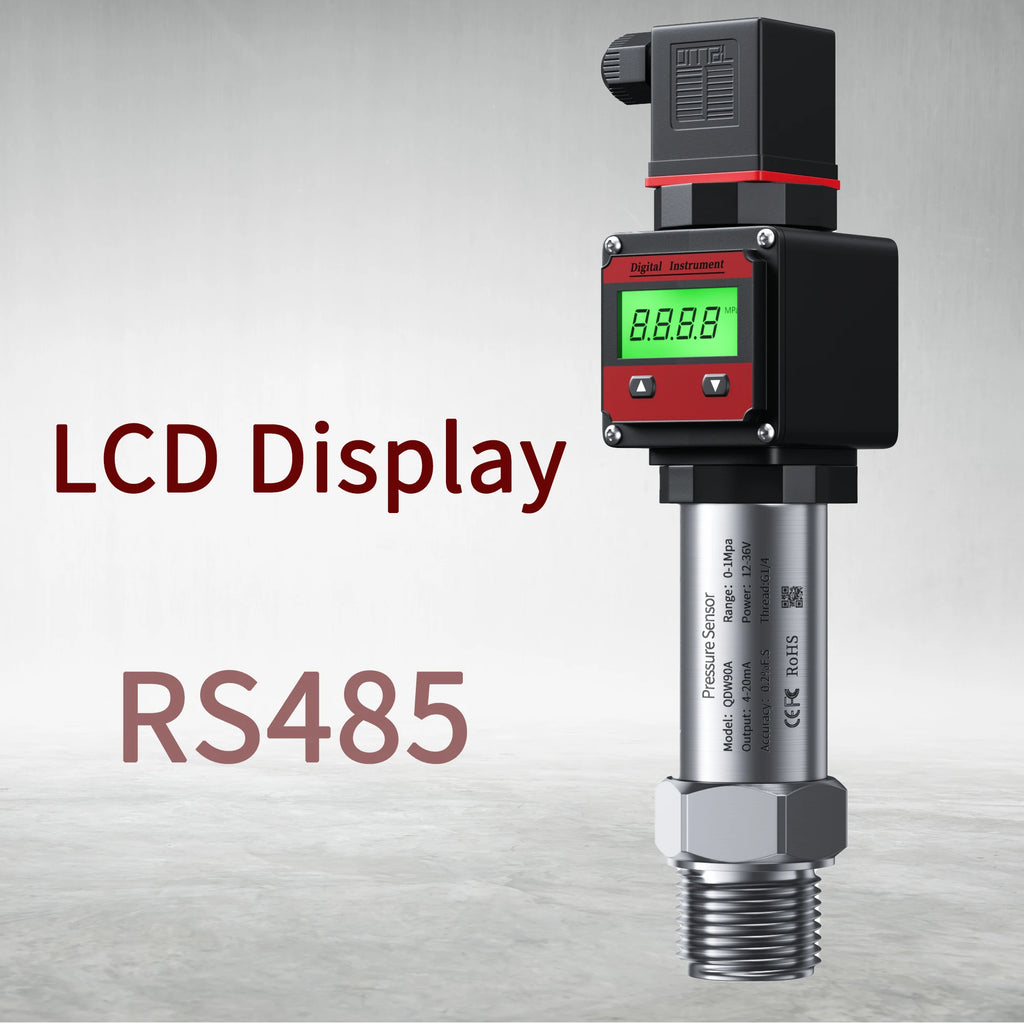 Digital Pressure Transducer 0-20Kpa 0-1Mpa 0-4Mpa Pressure Transmitter 4-20mA M20*1.5 Pressure Sensor 4-20mAPressure Transducer