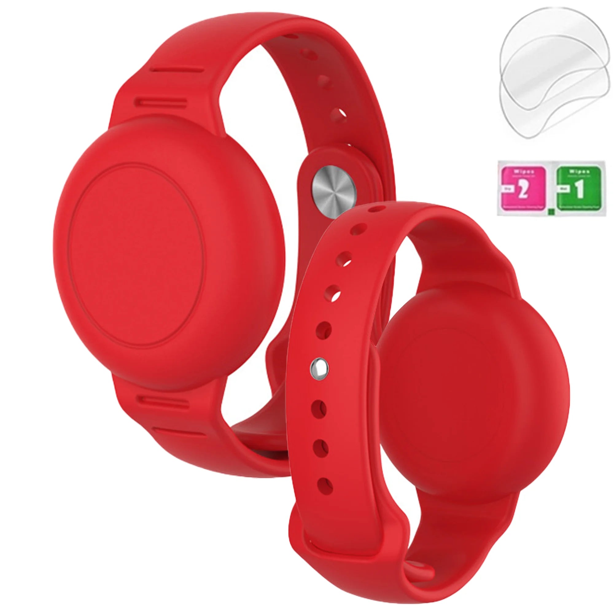 Waterproof AirTag Bracelet for Kids, Hidden Silicone Wristband for AirTag,Secure Holder Strap Band for Child Toddler Protection