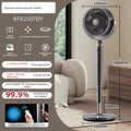 Smart Voice Control Tower Fan with Aromatherapy Energy Saving 12H Timer Adjustable Stand Pure Copper Motor Air Circulator