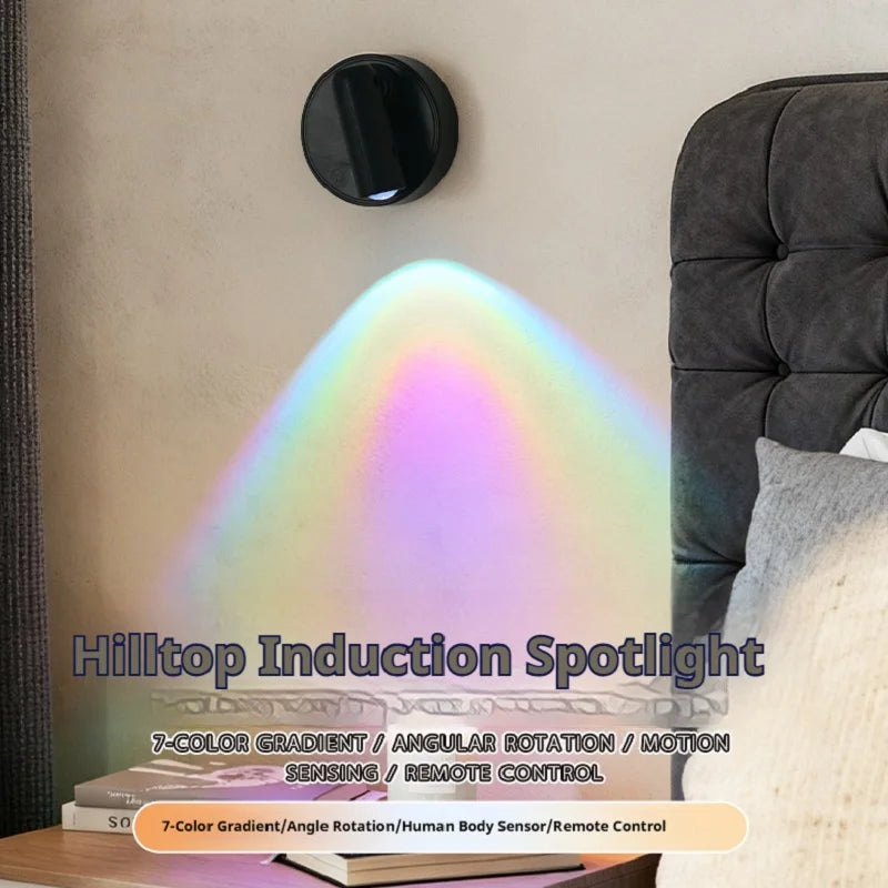 LED Light Magnetic Rechargeable Wall lamp Spotlight Atmosphere Light  No Punch Reading Light Touch Switch Dimmable Bedside Lamp