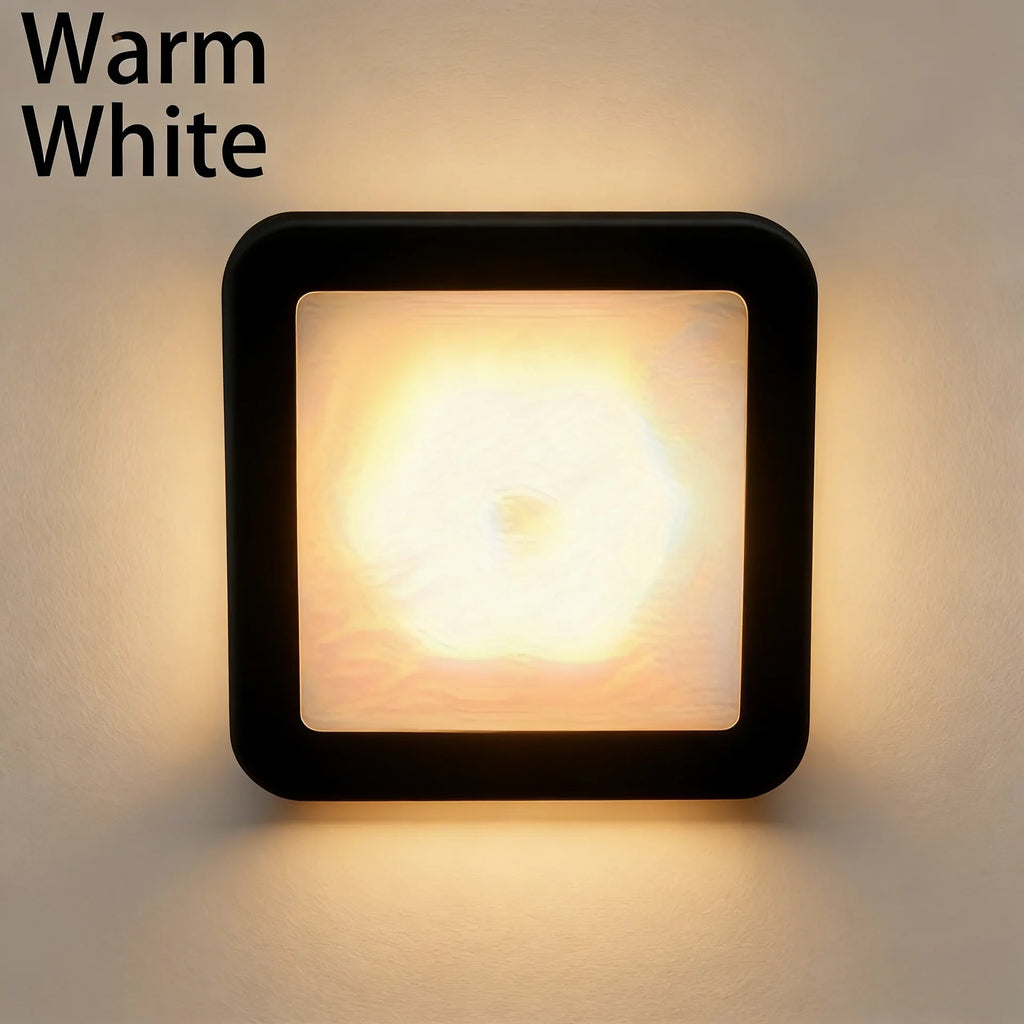 Motion Controlled Human Body Sensor LED Night Light Smart Battery Operated WC Bedside Lamp For Room Hallway Pathway Home Light
