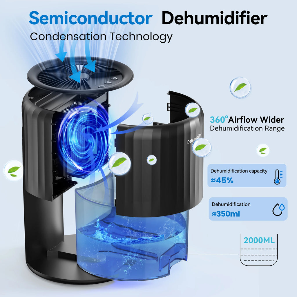 NEW Dehumidifier household intelligent dehumidifier indoor moisture absorption silent small air dryer dehumidifier