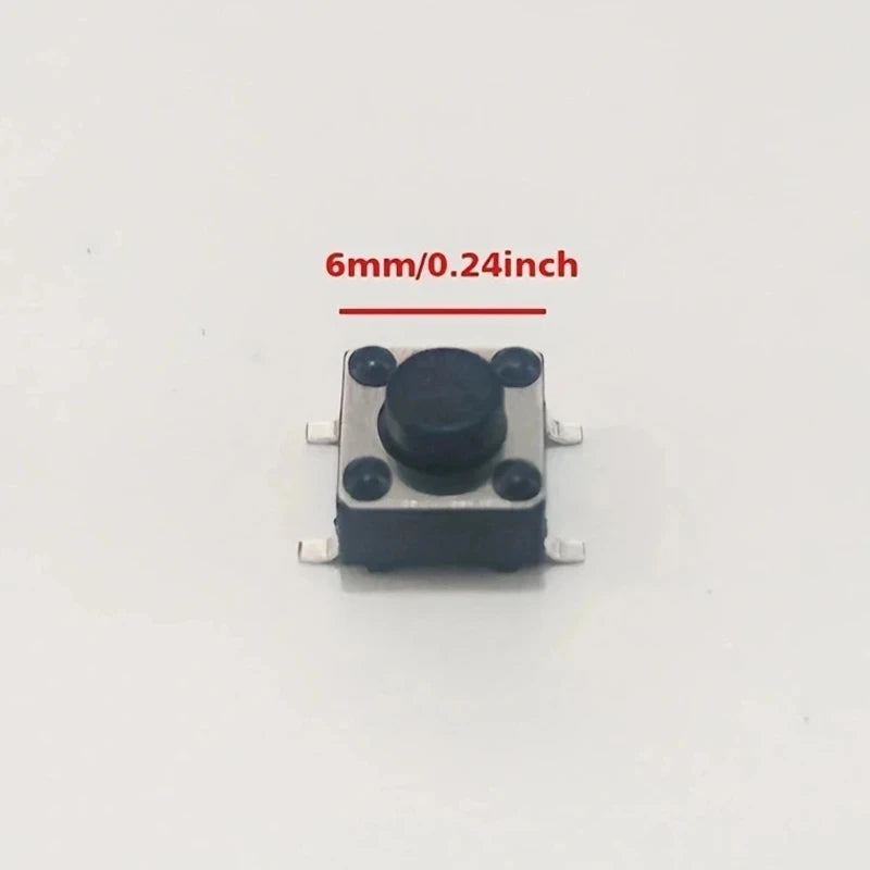 50pcs Mini Micro 6x6x5mm Momentary Tactile Push Button Switch 4 pin ON/OFF keys button