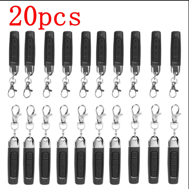 1-50PCS 433mhz Remote Control Duplicator Universal Remote key Copy Clone Replacement Garage Door Keychain RF 433Mhz Transmitter