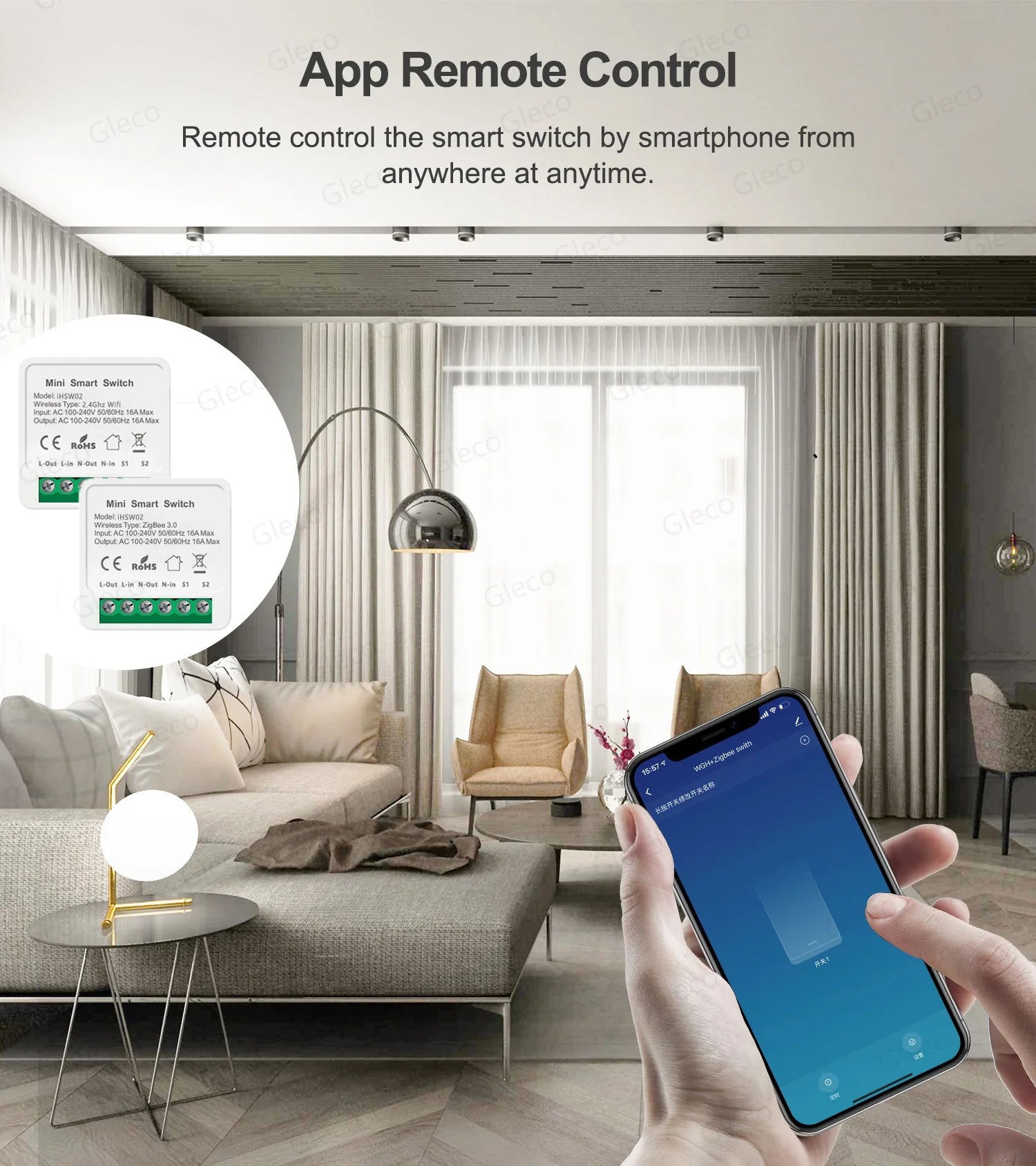 Tuya Zigbee 3.0 16A Smart Mini Switch Module DIY 2 Way Control 1/2CH Smart Home Relay Automation Breaker For Alexa Google Home