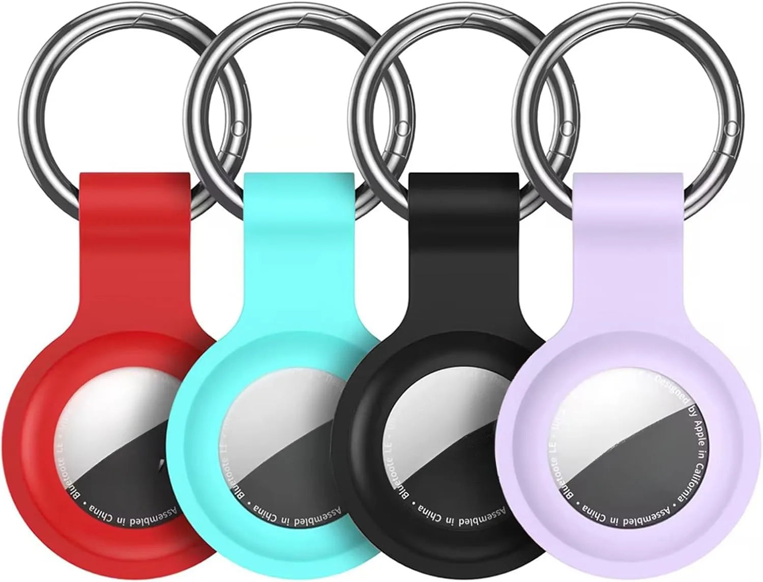 8/4/2Pack Silicone itag Case for Airtags with Keychain, Protective Cover for Airtag Key , Pet Dog Cat Collar , Accessories