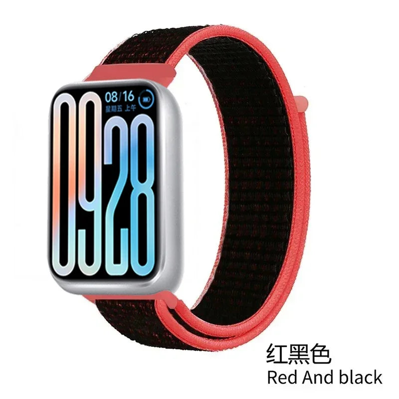 Nylon Strap for Xiaomi Mi Band 8 Pro/9 Pro/10 Pro Bracelet Smart Watch Replacement comfortable Wristband for Redmi Watch 4 5 6