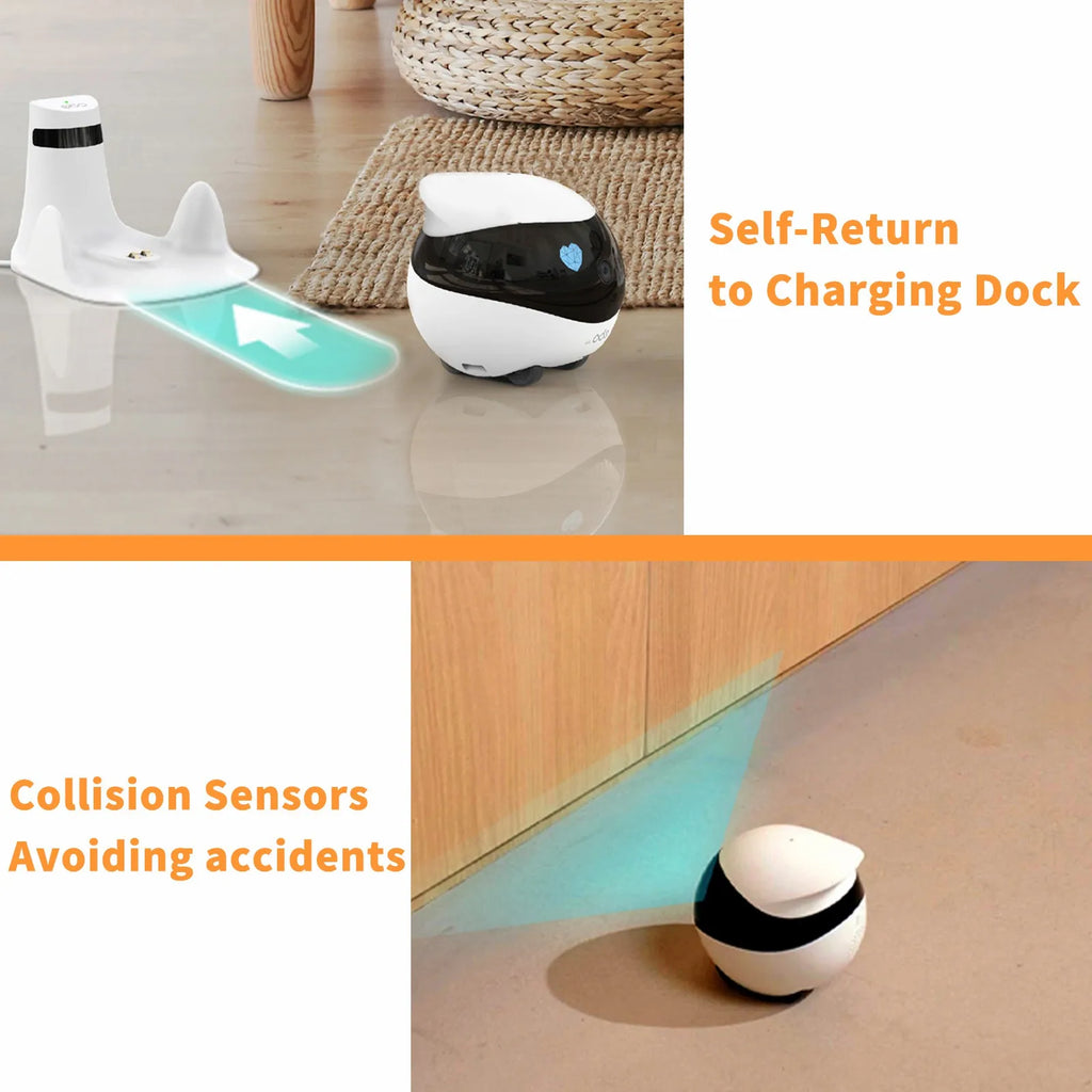 EBO SE Smart Home Robot Companion with Security Camera 1080P HD Audio Family Monitor for Surveillance And Audio Control