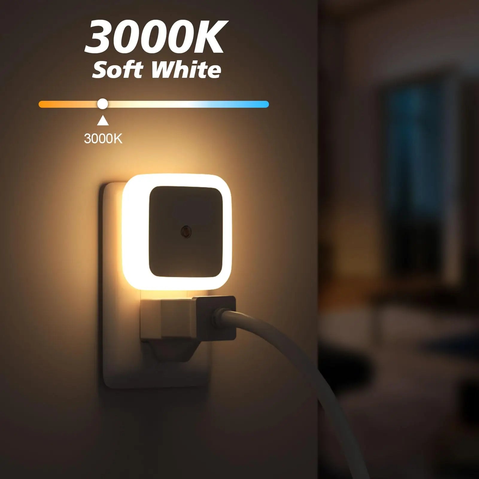 Auto ON/OFF LED Smart Night Lamp Under Cabinet Light PIR Motion Sensor Kitchen Bedroom Light for Night Cupboard Closet Stairs