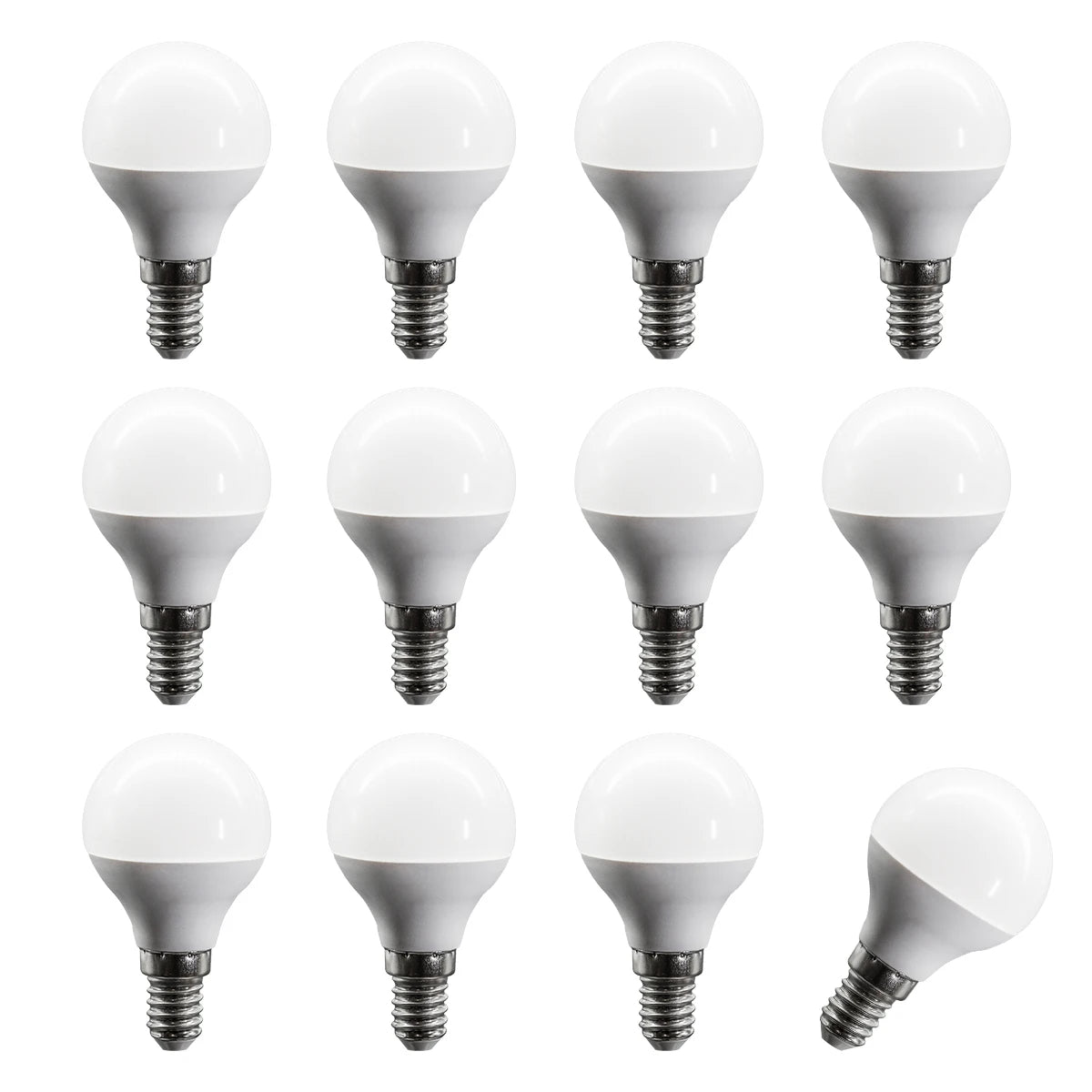 12Pack Lámpara Led Bulb E14 E27 B22 Energy Saving Globe Bulb Lamp 220V 3W 5W 6W 7W Led Warm Cold Light for Living Room Bedroom