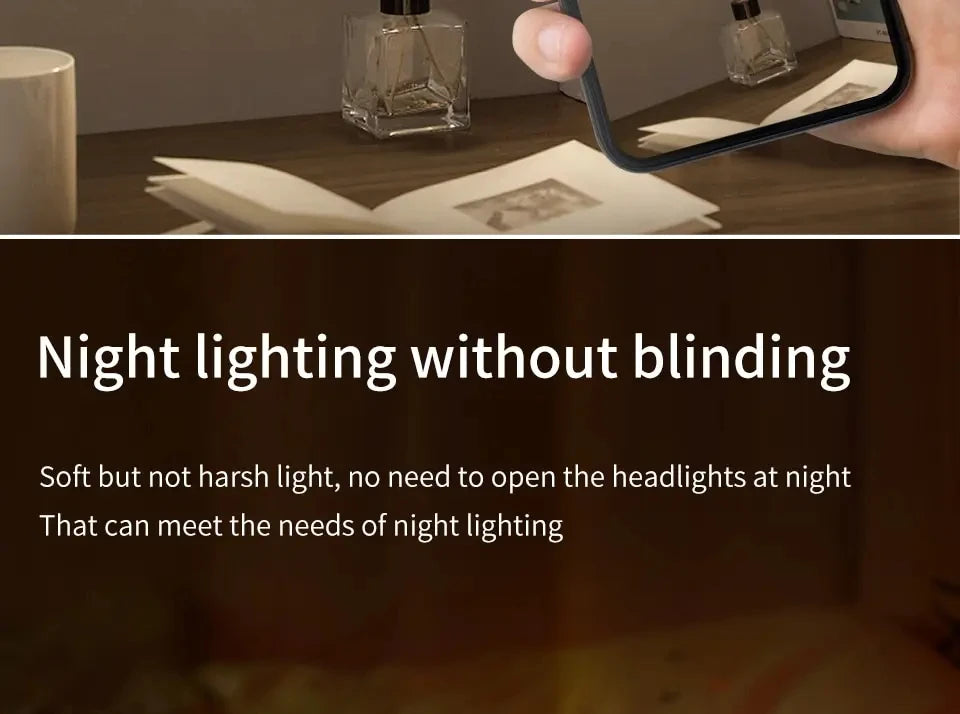 PIR Motion Sensor LED Night Light USB Rechargeable Bedroom Night Lamp Kitchen Cabinet Wardrobe Lamp Stairs Hallway Closet Lights