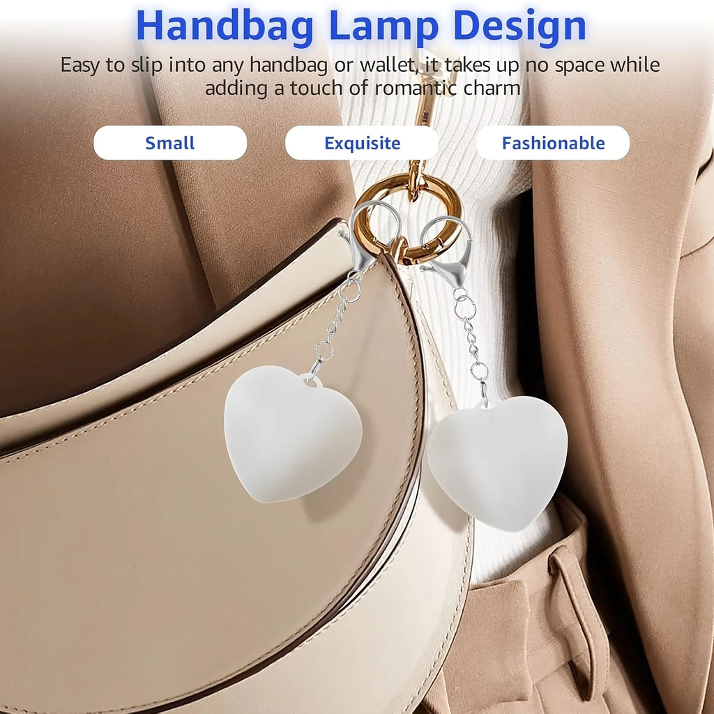 3pcs Purse Light, LED Night Light with Auto Sensor & Touch Control, USB Rechargeable, Portable Mini Light for Handbag Backpack W