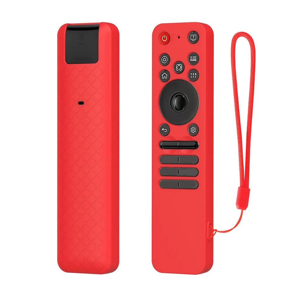 TV Remote Control Cover Silicone Lightweight Shockproof Anti-Slip Scratch Resistant Protective Cover For LG MR25GA Remote Case