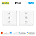 LoraTap Tuya Smart Life Roller Shutter Curtain Pushbutton Switch Remote Control via Google Assistant Alexa