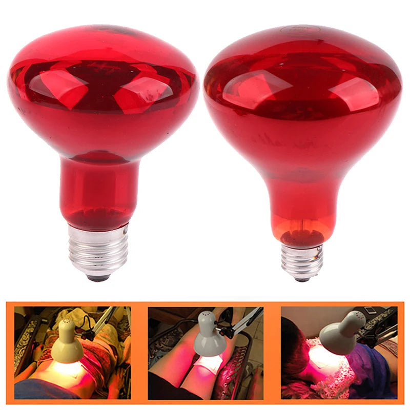 Infrared Physiotherapy Bulbs 100W 150W Heating Therapy Red Lamp For Body Neck Ache Arthritis Muscle Joint Relaxation Pain Relief