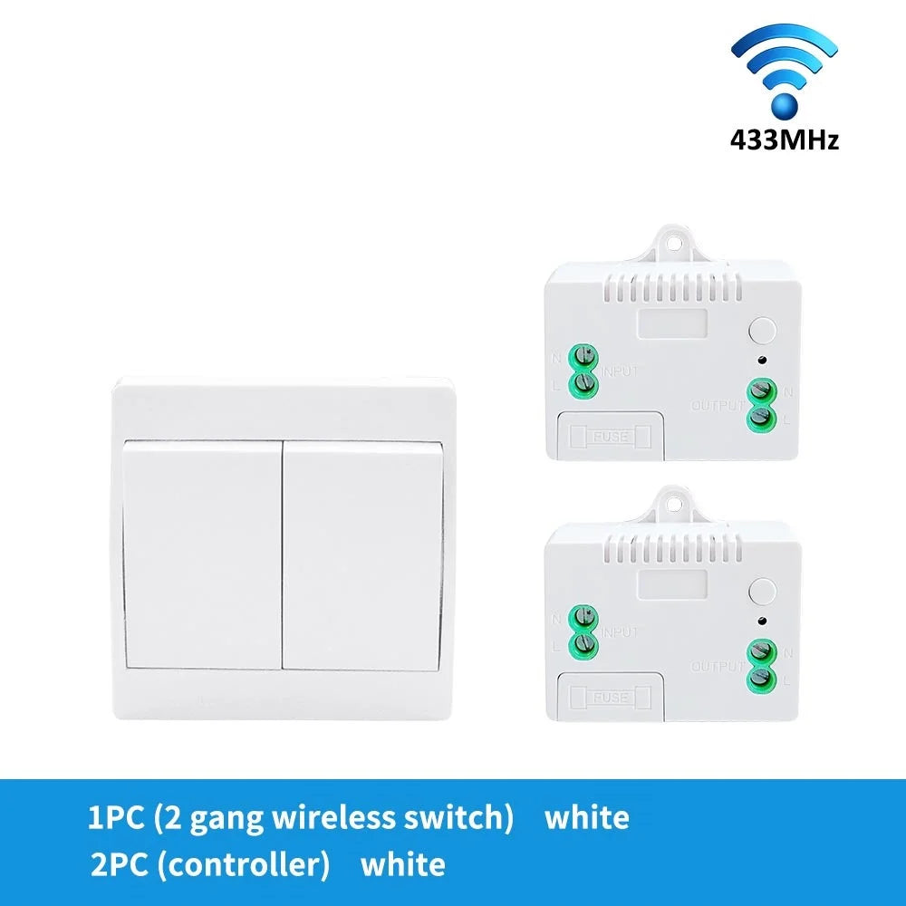 Self-Power Generation Wireless Switch IP44 Waterproof no battery household remote control Push button Wall Light switch