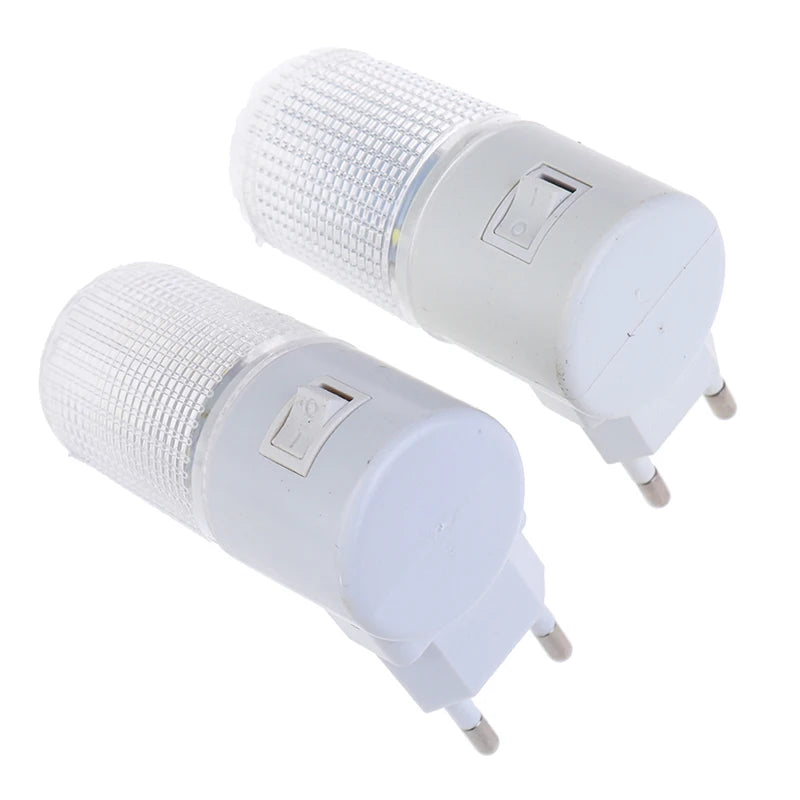 2 Pcs 3W 4 LEDs Night Light EU Plug Emergency Light Wall Lamp Home Bedroom Lighting