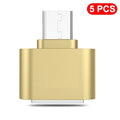 1-5pcs USB A Female to Type C Male Data Connector Mini Type C to USB Adapter For Xiaomi Huawei Android Mobile Phone MacBook iPad