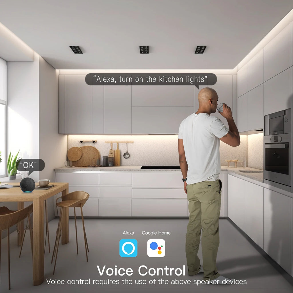 Tuya Smart Switch Wifi Switch Work For USB LED Light Strip Control DC 5V Smart Life Alexa Google Home