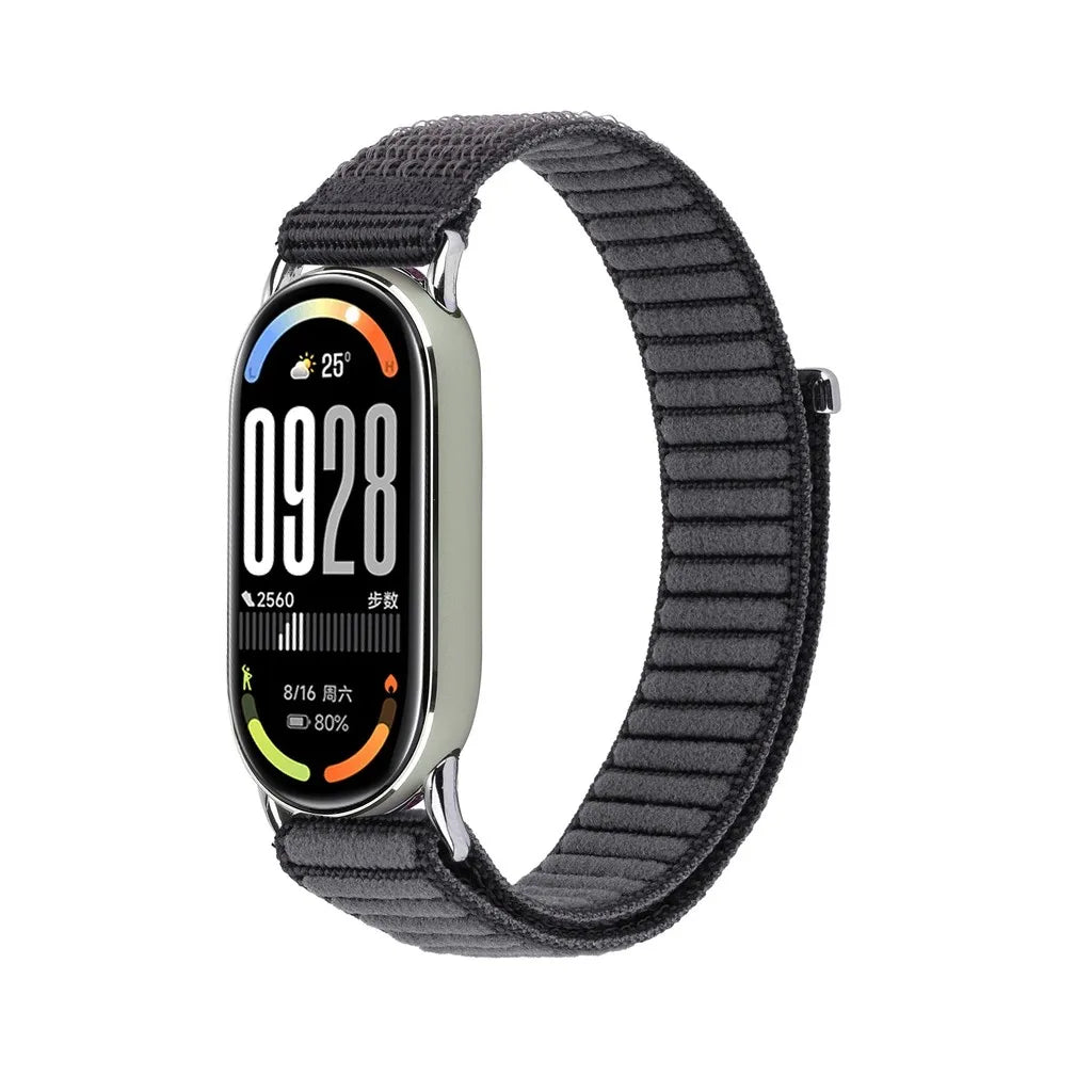 Braided Strap for Mi Band 10 9 8 Woven Bracelet Nylon Wristband Accessories for Xiaomi Smart Band 10 9 8 eramic Edition